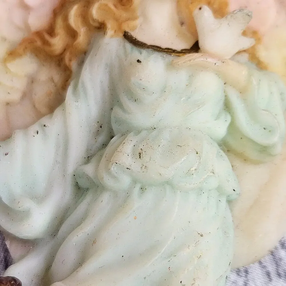 VTG Roman Inc Seraphim Classics Christmas Tree Ornament Angel of Peace Victorian